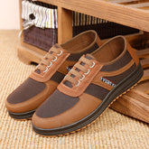 Zapatos casuales para caminar en la calle con suela de tendón para hombre con protección laboral